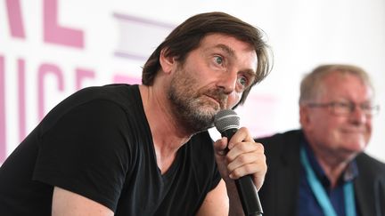 L'humoriste Pierre Palmade lors du festival du Livre de Nice (Alpes-Maritimes), le 1er juin 2019. (LIONEL URMAN / SIPA / SIPA)