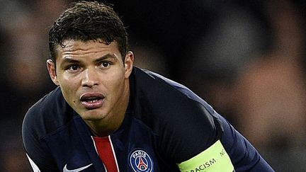 Le capitaine brésilien du PSG, Thiago Silva