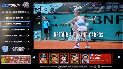 Pour Roland-Garros, premiers essais de télé hybride connectée au Web