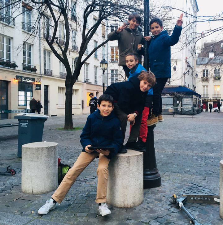 Place Sainte-Catherine, Paris 4. (INGRID POHU / RADIO FRANCE)