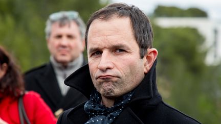 Benoît Hamon, à La Ciotat (Bouches-du-Rhône), le 6 février 2018. (DENIS THAUST / CROWDSPARK / AFP)