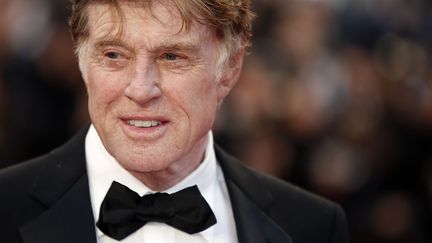 C'est malheureux, mais Robert Redford n'est &agrave; Cannes que pour&nbsp;un film pr&eacute;sent&eacute; hors comp&eacute;tition ("All is lost"). Dont on dit le plus grand bien. (VALERY HACHE / AFP)