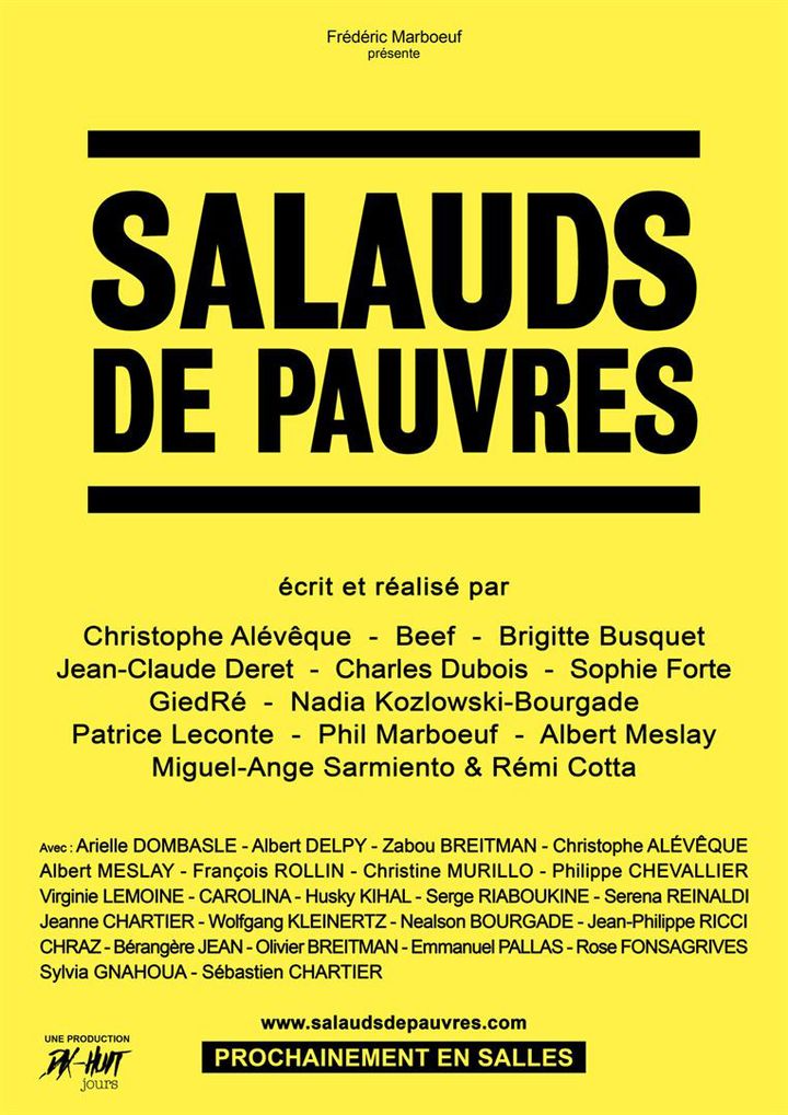 L'affiche du film à sketchs Salauds de pauvres (Dix-Huit Jours)