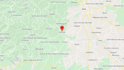 Anduze (Gard) (GOOGLE MAPS)