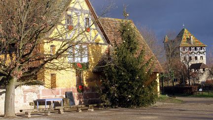 Le village d'Ungersheim (Haut-Rhin), le 6 d&eacute;cembre 2012. (  MAXPPP)