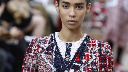 Défilé Thom Browne automne-hiver 2019-20 lors de la Paris Fashion Week, le 3 mars 2019 (FRANCOIS GUILLOT / AFP)