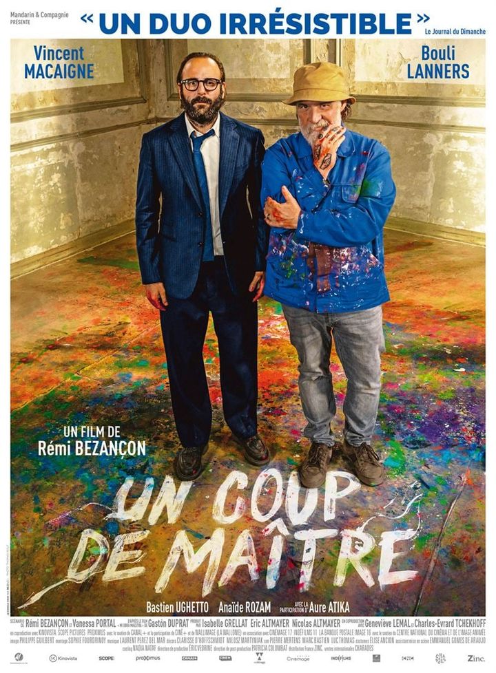 L'affiche d' "Un coup de maître" de  Rémi Bezançon (2023). (ZINC FILMS)