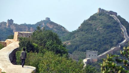 Tronçon restauré de la Grande Muraille de Xiaohekou, dans la région de Suizhong, le 21 septembre 2016.
 (Ding ge / Imaginechina)