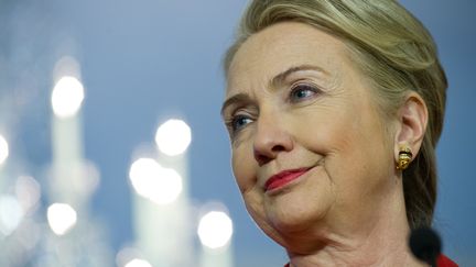 Hillary Clinton, ancienne Premi&egrave;re dame des Etats-Unis, et premi&egrave;re secr&eacute;taire d'Etat de Barack Obama, le 24 juillet 2012 &agrave; Washington (Etats-Unis). (KAREN BLEIER / AFP)