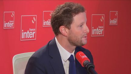 Clément Beaune, ministre délégué chargé des Transports, invité de France Inter, le 26 septembre 2023. (FRANCE INTER / RADIO FRANCE)