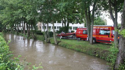 D'importants orages sont survenus à Beauvais (Oise), entre le 21 et le 22 juin 2021. (MAXPPP)