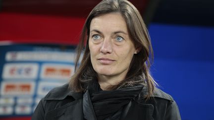 Corinne Diacre, nouvelle coach des Bleues.  (CHARLY TRIBALLEAU / AFP)