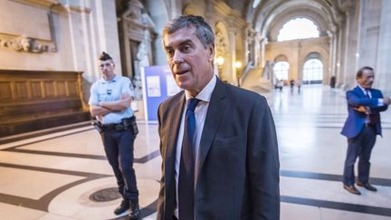 Jérôme Cahuzac, le 13 septembre 2016, au palais de justice de Paris. (LIONEL BONAVENTURE / AFP)