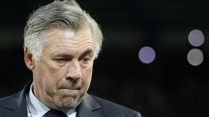 Carlo Ancelotti, l'entra&icirc;neur du PSG, le 11 novembre 2012 &agrave; Montpellier (H&eacute;rault), avant le match. (MAXPPP)