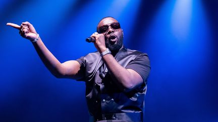 Le chanteur Gims au Zenith de Toulouse, le 2 février 2022. (ADRIEN NOWAK / HANS LUCAS)