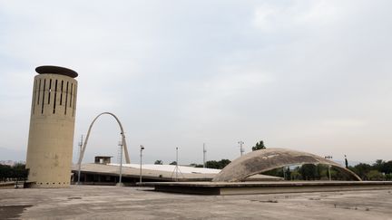 Une vue du centre d'exposition international de Tripoli (Liban) le 30 avril 2017. (Photo by Eric Lafforgue/Art In All Of Us/Corbis via Getty Images)