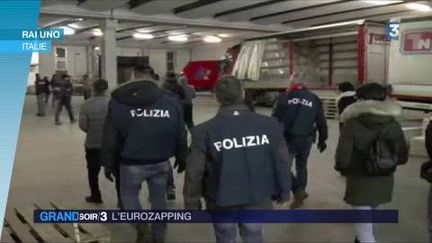 La police italienne a arrêté 30 personnes. (FRANCE 3)