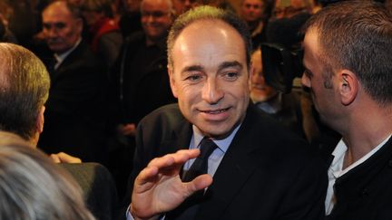 Jean-Fran&ccedil;ois Cop&eacute;, le pr&eacute;sident de l'UMP,&nbsp;le 2 d&eacute;cembre 2012 &agrave; Nancy (Meurthe-et-Moselle).&nbsp; (POL EMILE / SIPA)