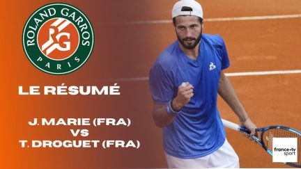 1er tour de qualification : le résumé du match J. Marie vs T. Droguet