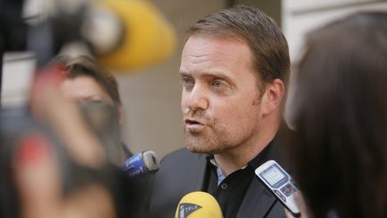 Bastien Millot, co-fondateur de la soci&eacute;t&eacute; Bygmalion, le 1er octobre 2014 &agrave; Paris.&nbsp; (MATTHIEU ALEXANDRE / AFP)