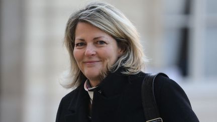 Marie-Anne Barbat-Layani, proposée pour prendre la tête de l'AMF, à l'Elysée, le 12 décembre 2018. (LUDOVIC MARIN / AFP)