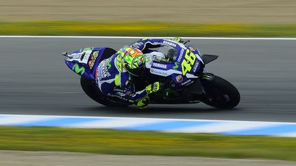 Valentino Rossi a remporté la 113e victoire de sa carrière.  (CRISTINA QUICLER / AFP)