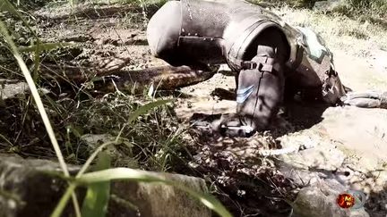 Capture d'&eacute;cran de la bande-annonce du documentaire "Eaten Alive" dans lequel Paul Rosolie tente de se faire avaler vivant par un anaconda. (DISCOVERY CHANNEL / YOUTUBE)