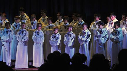 Les Petits chanteurs à la Croix de Bois repris par la maîtrise de la cathédrale  d'Autun
 (PHOTOPQR/VOIX DU NORD)