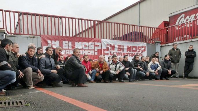 &nbsp; (Manifestation des salariés de Coca-Cola à Madrid © publico.es)