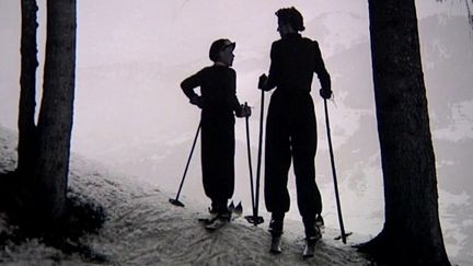 Mère et fils au ski
 (Robert Doisneau)