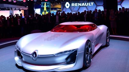 Prototype Renault présenté au Mondial de l'automobile à Paris, le 29 septembre 2016. (AURELIEN MEUNIER / GETTY IMAGES EUROPE)