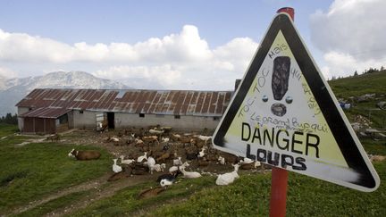 Une bergerie dans le massif des Bauges, en Savoie, le 15 septembre 2007. (  MAXPPP)