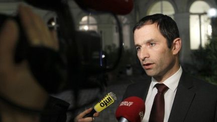 Le porte-parole du PS, Benoît Hamon (AFP - FRANCOIS GUILLOT)