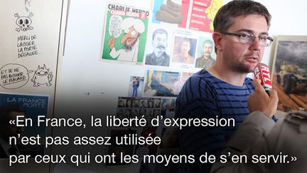 Citation de Charb, le 8 juin 2012, sur France 3. (  MAXPPP)