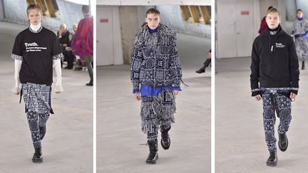 Sacai automne-hiver 2018-19, à Paris, en janvier 2018
 (Getty Images)