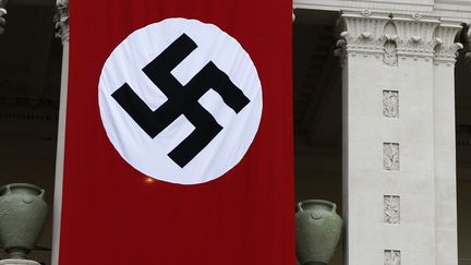 Un drapeau nazi à Nice pour un tournage de film. (Illustration).&nbsp; (VALERY HACHE / AFP)