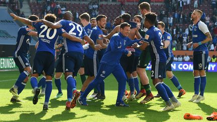 L'équipe allemande de Schalke 04 (CHRISTOF STACHE / AFP)