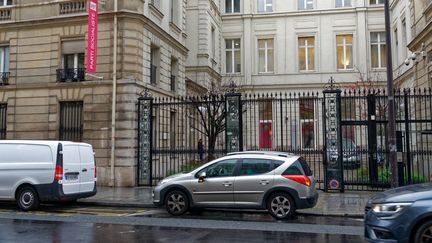 Le siège du Parti socialiste, rue de Solférino, à Paris. (DANIEL FOURAY / MAXPPP)