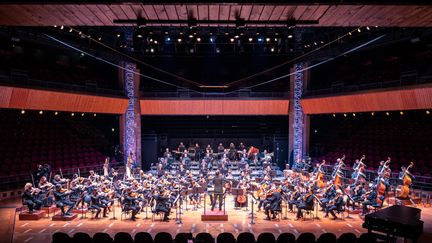 L'orchestre national du Capitole de Toulouse en concert sans public, le 14 novembre 2020. (ADRIEN NOWAK / HANS LUCAS)