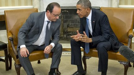 &nbsp; (François Hollande rencontre Barack Obama à la Maison Blanche,  le 24 novemvre 2015 © Facebook)