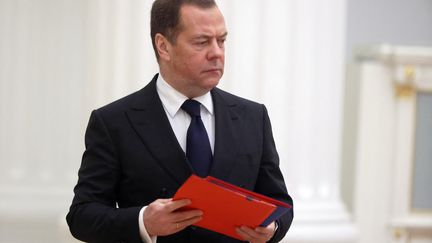 L'ex-président russe Dmitri Medvedev, le 18 novembre 2022. (MIKHAIL METZEL / SPUTNIK / AFP)