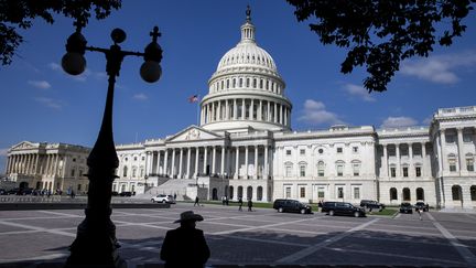 Le Capitole, qui abrite les deux chambres du Congrès américain, à Washington le 6 juin 2018. (ALEX EDELMAN / CONSOLIDATED NEWS PHOTOS / AFP)