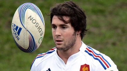 Maxime Machenaud avec l'équipe de France