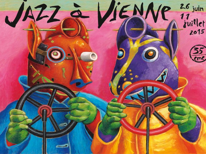 L'affiche de Jazz à Vienne 2015
 (Jazz à Vienne)