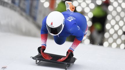 Agathe Bessard, seule représentante française au haut niveau en skeleton, a décidé de lancer une cagnotte.&nbsp; (IBSF)