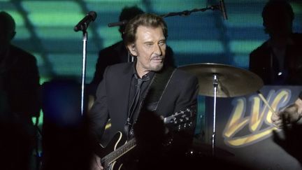 Johnny Hallyday au concert des Vieilles Canailles à Bercy, le 6 novembre 2014
 (Sipa)