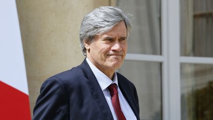 Le ministre de l'Agriculture et porte-parole du gouvernement, St&eacute;phane Le Foll, le 16 juillet 2014, &agrave; Paris. (PATRICK KOVARIK / AFP)