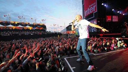 Akhenaton (IAM) sur la scène des Francofolies
 (XAVIER LEOTY / AFP)