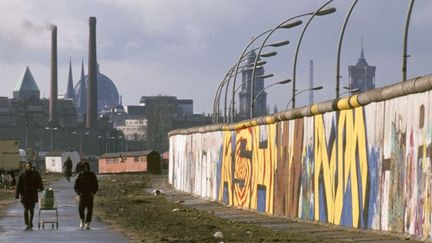 Un pan du mur de Berlin toujours debout dans la capitale allemande
 (Hans-Joachim Ellerbrock/AFP)