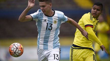 Juan Foyth sous le maillot de l'Albiceleste (RODRIGO BUENDIA / AFP)